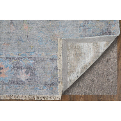 Caldwell Rug - 8798979F by Feizy in blue, yellow, orange. Made from wool, viscose in a unique style.