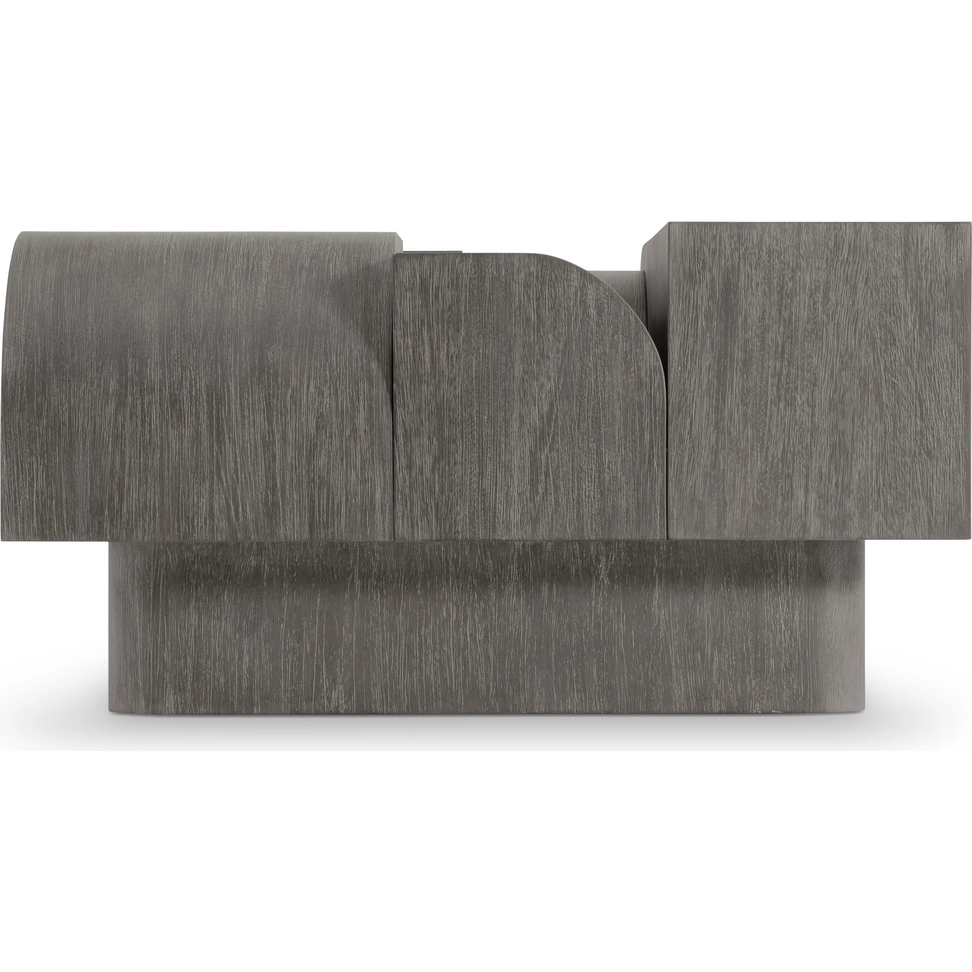 Basi Cocktail Table by Bernhardt in bracken. Made from wood in a modern style.