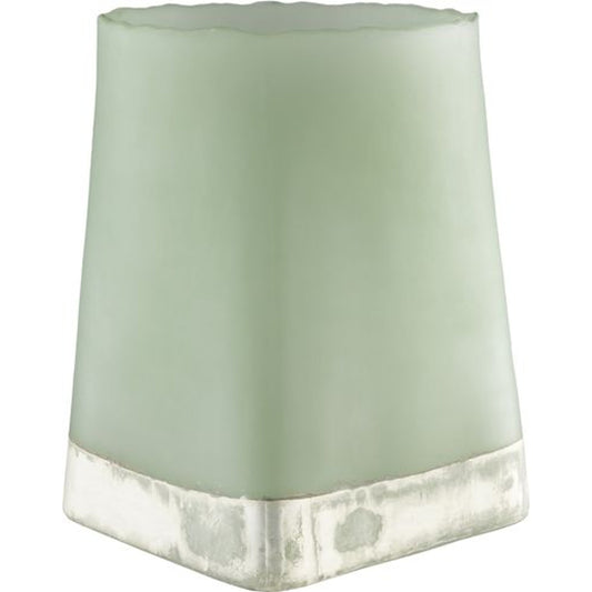 Talma Decorative Accent - 20003 by Surya in green and matte. Made from glass in a coastal style.