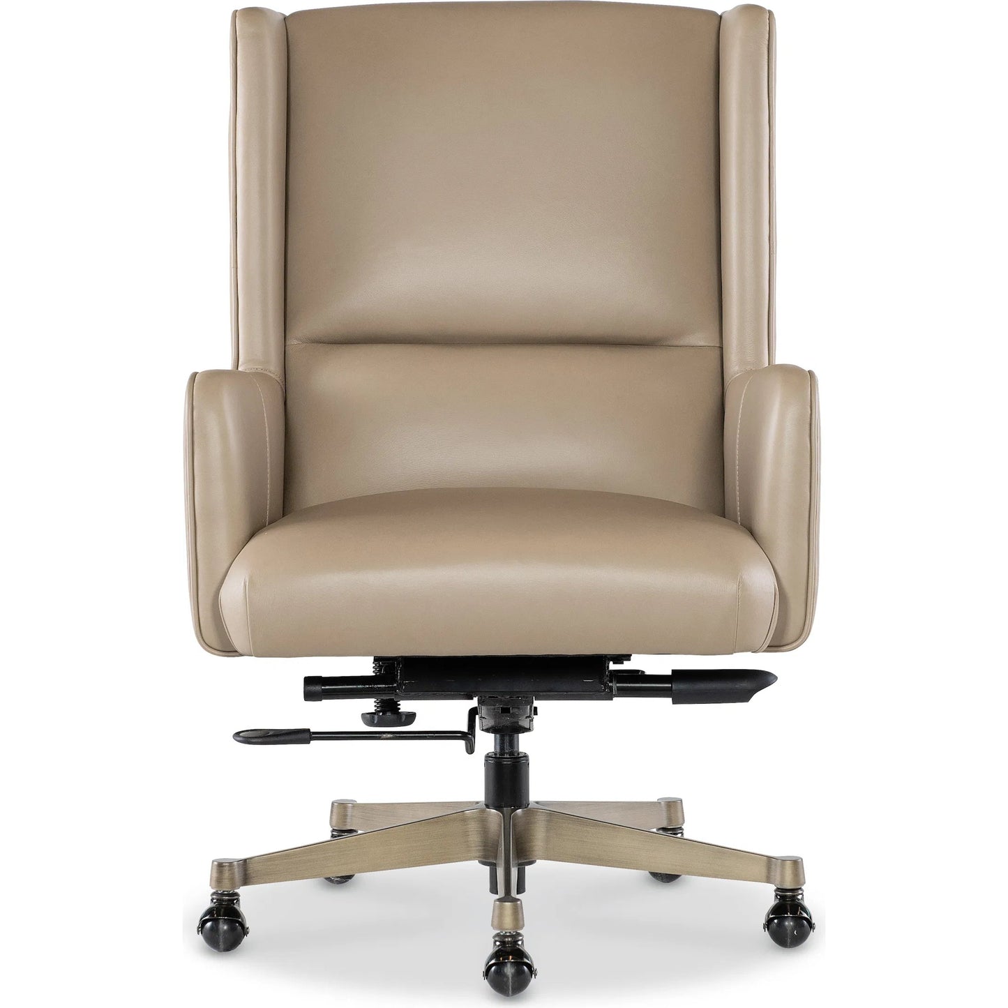 002 SI-2354032 | Additional Silo | Primrose Executive Swivel Tilt Chair by Hooker Furniture in salvo beige. Made from leather in a unique style.