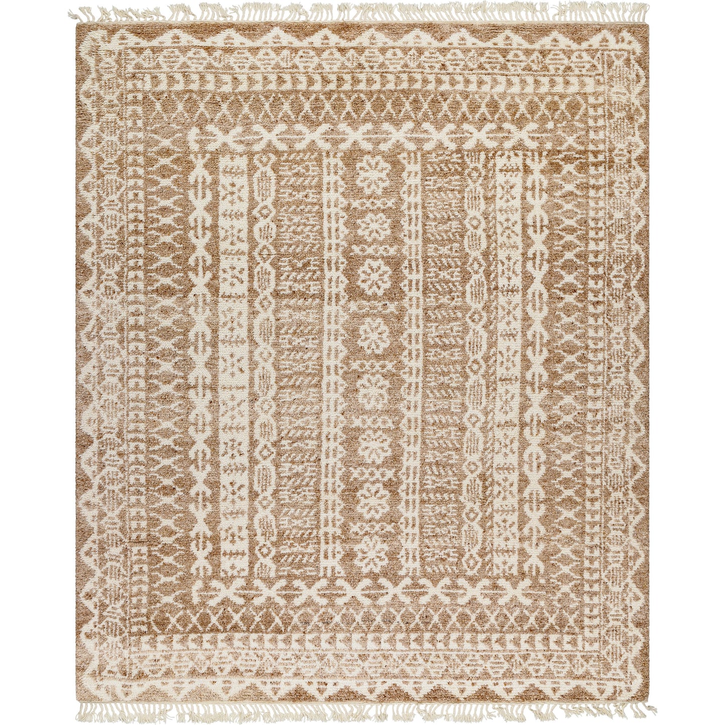 001 SI-2050506,SI-2050507,SI-2050508,SI-2050509,SI-2050510 | Primary Silo | Tulsa TLS-2300 Rug by Surya in beige, ivory, taupe. Made from face: 100% wool, warp: 100% wool in a unique style.