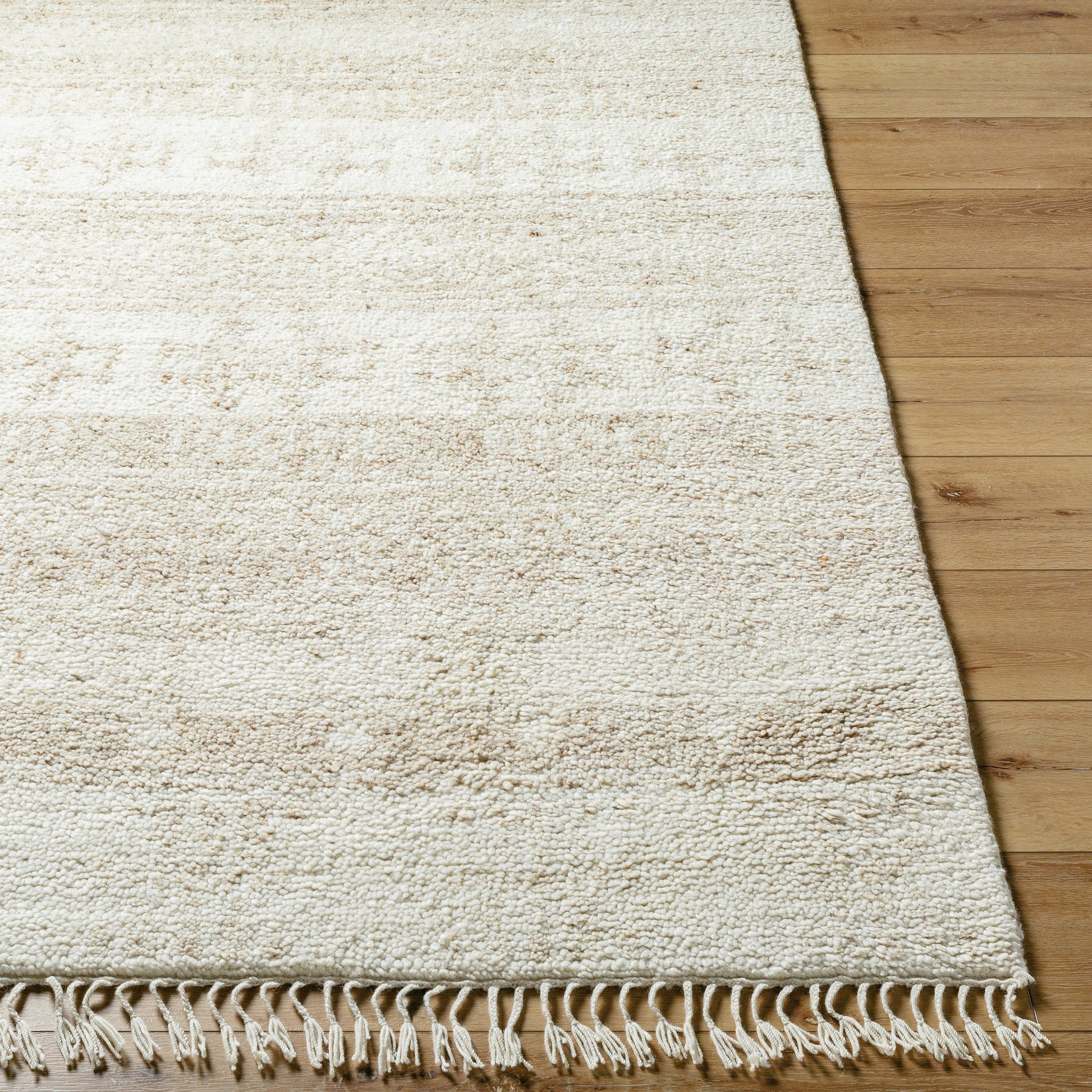 Tulsa TLS-2301 Rug by Surya in cream, light beige, pale blue. Made from face: 100% wool, warp: 100% wool in a unique style.