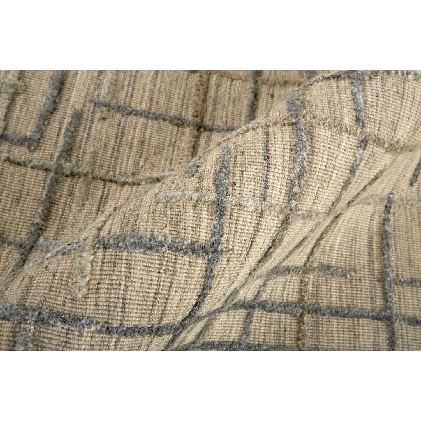 003 SI-2158983,SI-2158984,SI-2158985,SI-2158987,SI-2159169,SI-2159170 | Closeup | Kirkwood Transitional Rug - T08T8001 by Thom Felicia by Feizy Rugs in tan, silver. Made from viscose, wool in a unique style.