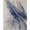 Blue, Gray, Ivory / 2' x 3'