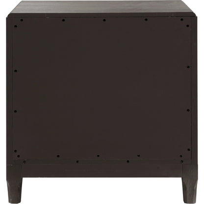 West End Loft Nightstand by Pulaski Furniture in tuxedo. Made from rubberwood in a modern style.