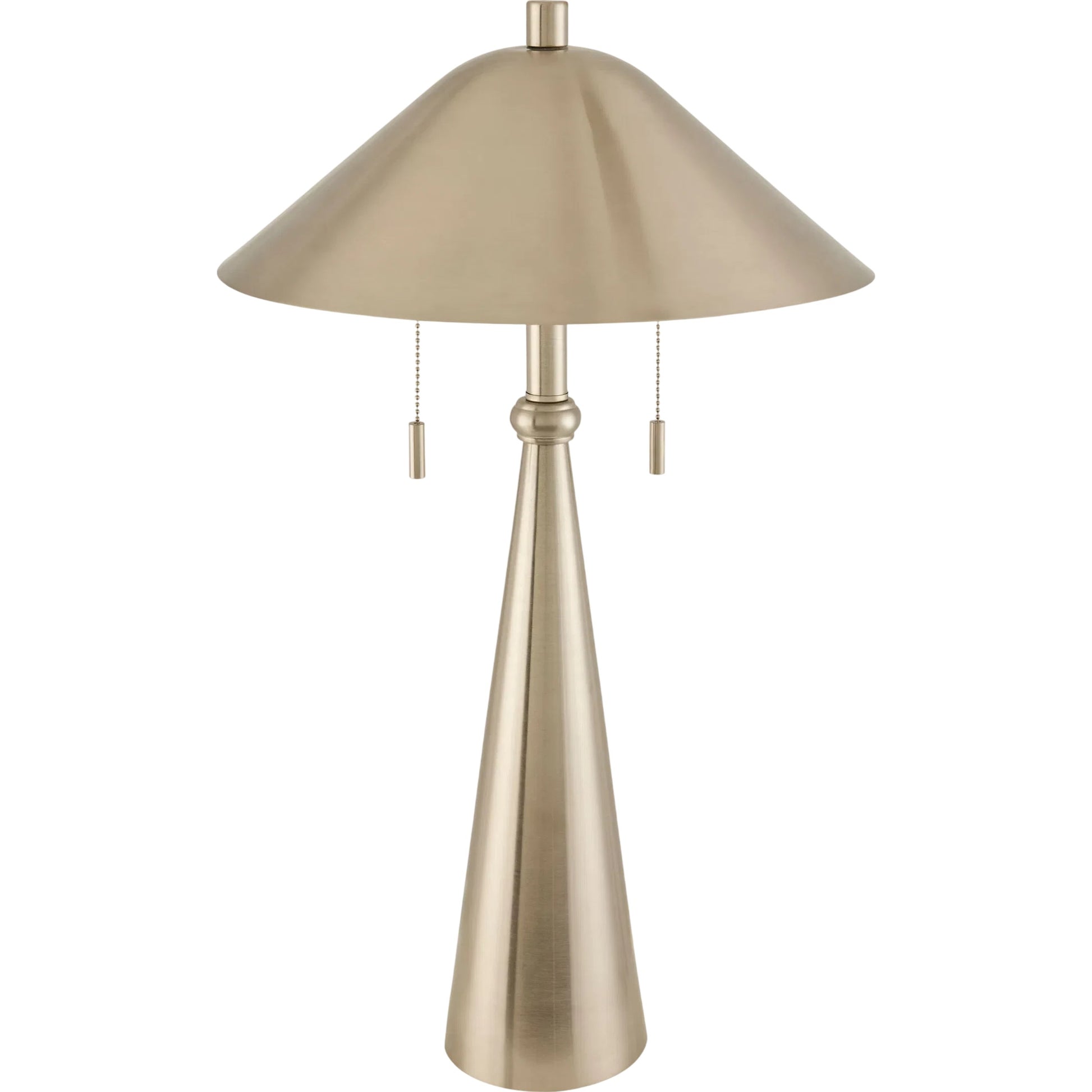 Tamago Accent Table Lamp by Surya in metallic nickel. Made from iron, metal in a modern style.