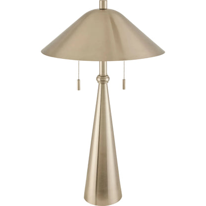Tamago Accent Table Lamp by Surya in metallic nickel. Made from iron, metal in a modern style.