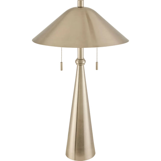 Tamago Accent Table Lamp by Surya in metallic nickel. Made from iron, metal in a unique style.