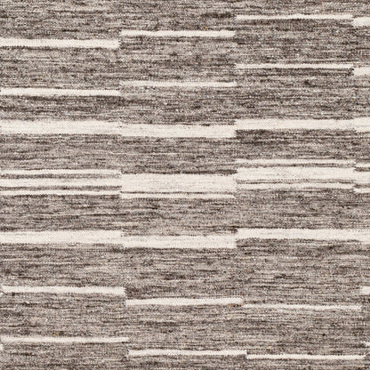 Tamaris TMI-2300 Rug by Surya in charcoal, cream, gray, light gray. Made from 60% wool, 40% viscose in a unique style.