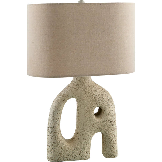 Tamale Accent Table Lamp by Livabliss in paintedpainted. Made from resin, linen, plastic in a unique style.