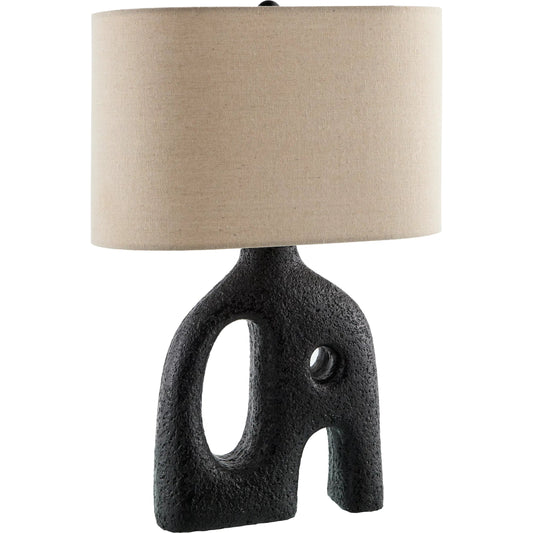 Tamale Accent Table Lamp by Livabliss in paintedpainted. Made from resin, linen, plastic in a unique style.