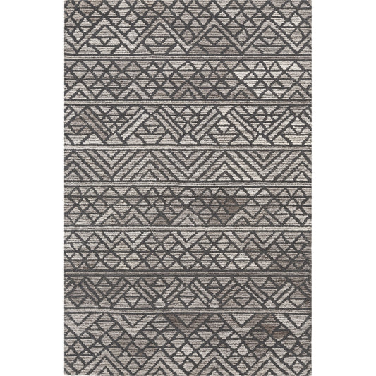 Tahoma Rug - 23235 by Surya in gray, charcoal, white. Made from 60% wool, 40% viscose in a unique style.