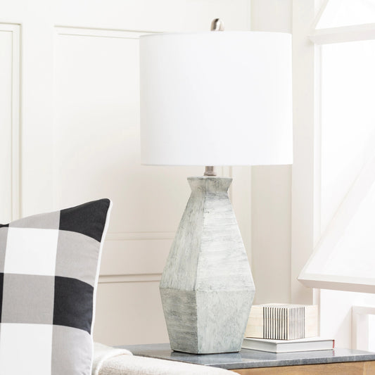 Tampa - 29461 by Surya in light grey, pewter and marbledpolished. Made from linen, ceramic, metal in a cottage & farmhouse style.