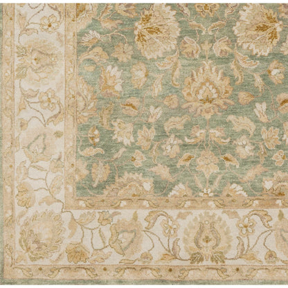 Temptress Rug - 1630 by Surya in sage, light sage, tan, medium gray, plum. Made from 100% wool in a unique style.