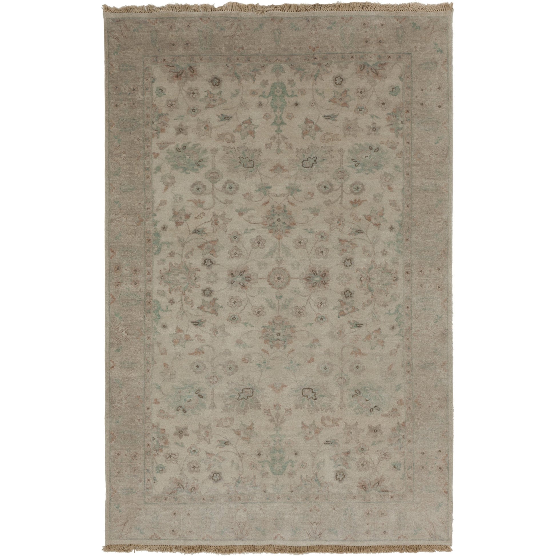 Temptress Rug - 1631 by Surya in light gray, medium gray, ice blue, dusty pink, light olive. Made from 100% wool in a unique style.