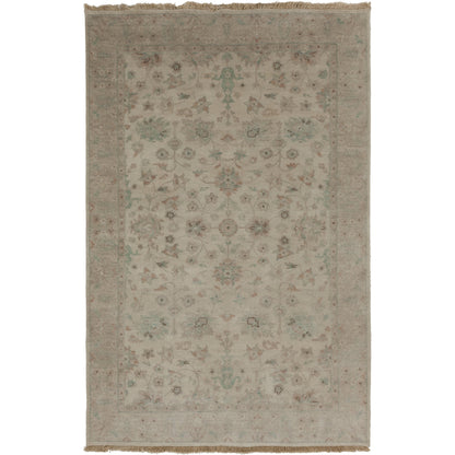 Temptress Rug - 1631 by Surya in light gray, medium gray, ice blue, dusty pink, light olive. Made from 100% wool in a unique style.