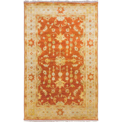 Temptress Rug - 1632 by Surya in rust, tan, mustard, olive. Made from 100% wool in a unique style.