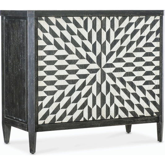 Commerce & Market Lancaster Hall Chest by Hooker Furniture in black and black finish. Made from maple veneers in a modern style.