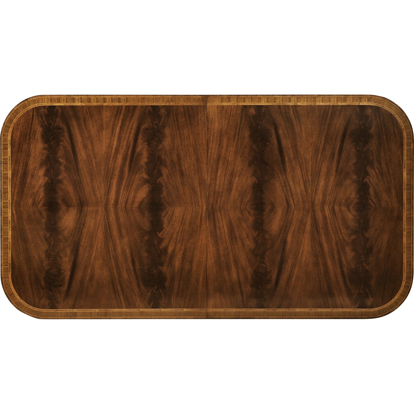 004 SR-846114 | Additional Silo | Windsor Regency Two-Leaf Mahogany Dining Table by Jonathan Charles in brown and medium antique mahogany. Made from acacia in a traditional style.