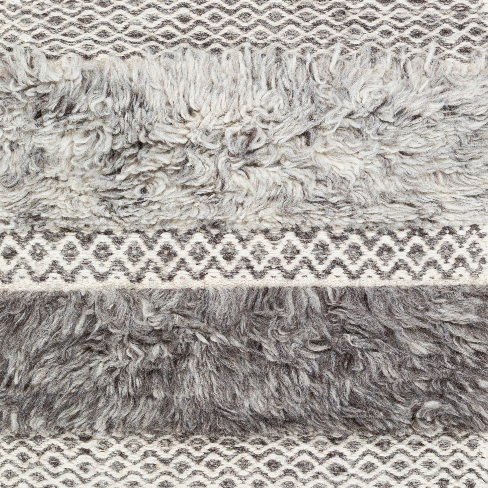Tulum TMU-2302 Rug by Livabliss in beige, gray, taupe, dark brown. Made from 100% new zealand wool in a unique style.