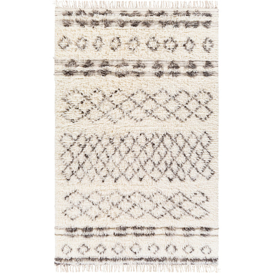 Tulum Rug - 25937 by Surya in beige, gray, taupe, dark brown. Made from 100% new zealand wool in a unique style.