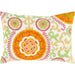 Termez Indoor/Outdoor Pillow by Surya. Made from 95% polyester, 5% linen in a traditional style.
