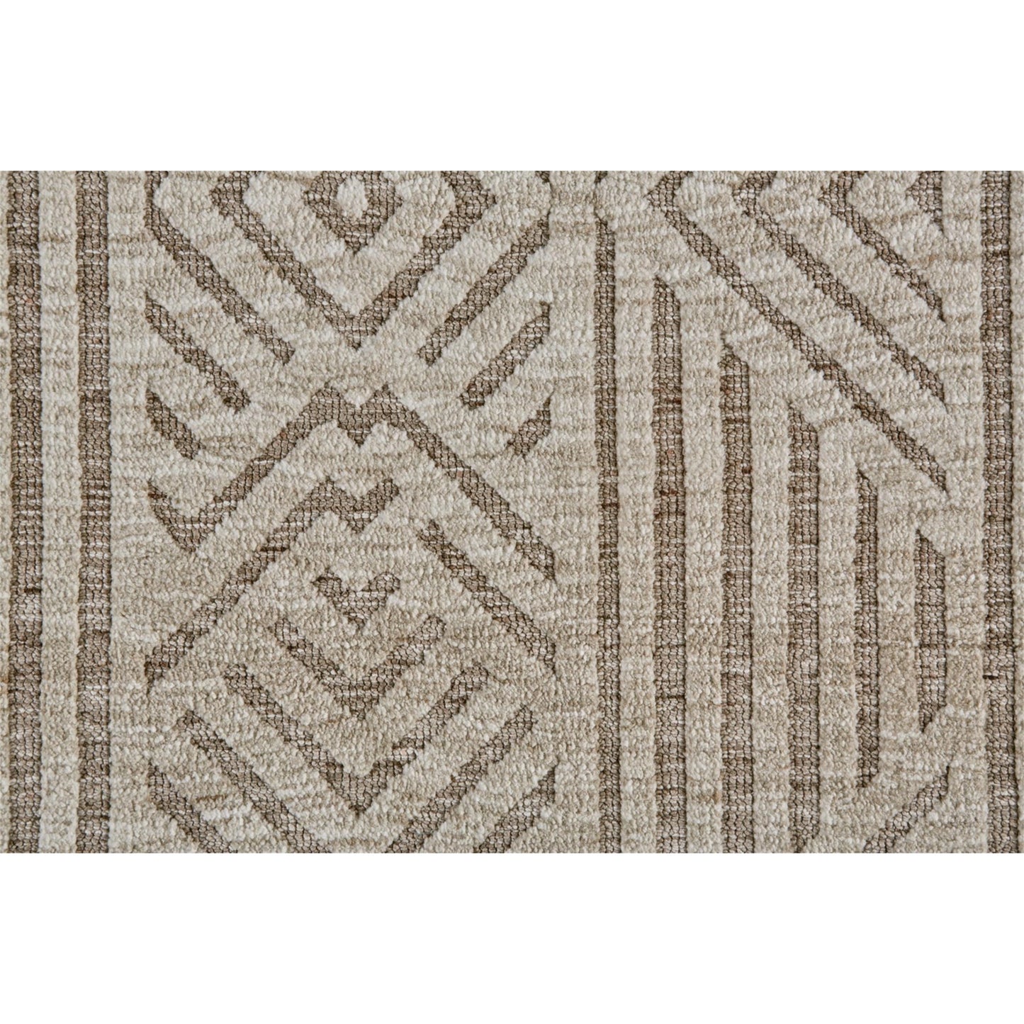004 SI-1754186,SI-1754188,SI-1754189,SI-1754190,SI-1754191 | Closeup | Colton Geometric Rug - 8791F by Feizy in tan, ivory, brown. Made from polyester in a unique style.