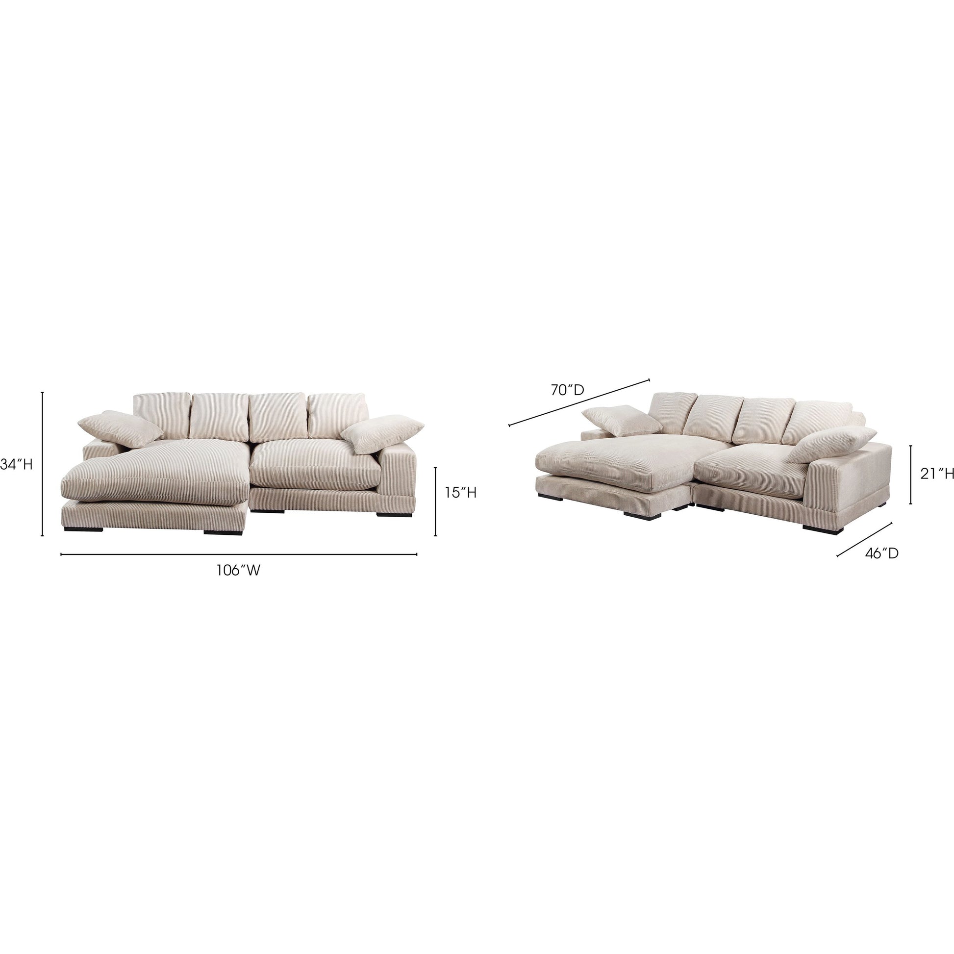 Plunge Sectional by Moe's Home Collection. Made from unique in a modern style.
