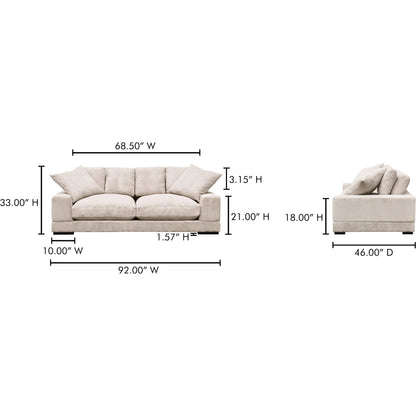 Plunge Sofa by Moe's Home Collection. Made from unique in a unique style.