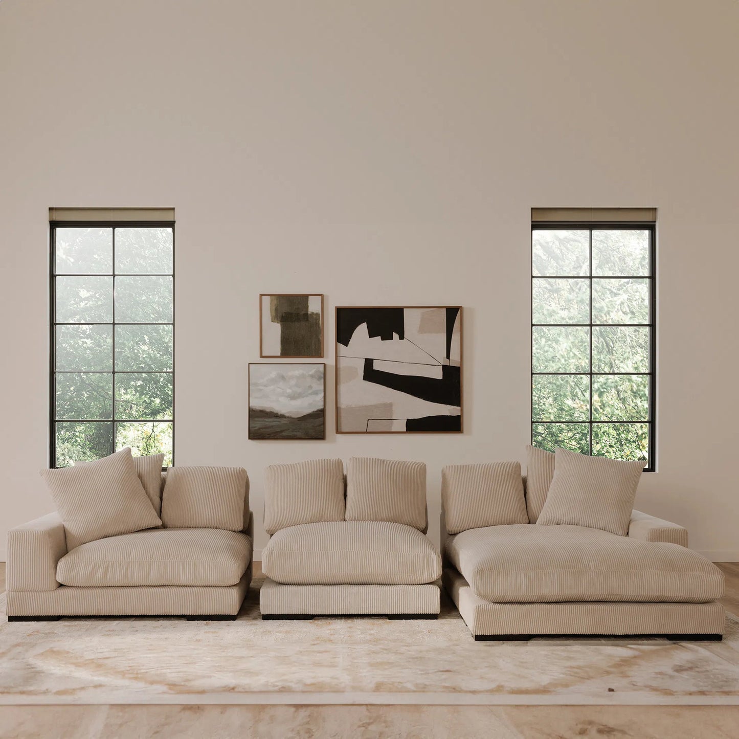 016 SI-2253944 | Lifestyle | Plunge Slipper Chair by Moe's Home Collection. Made from upholstery: 100% polyester, solid eucalyptus frame, plywood (fixed rubber wood feet), springs, webbing support, high density foam, fill in a unique style.
