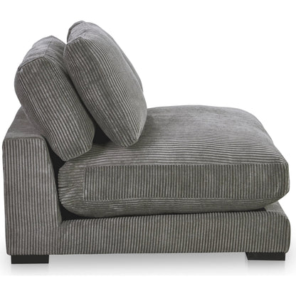 Plunge Slipper Chair by Moe's Home Collection. Made from upholstery: 100% polyester, solid eucalyptus frame, plywood (fixed rubber wood feet), springs, webbing support, high density foam, fill in a unique style.
