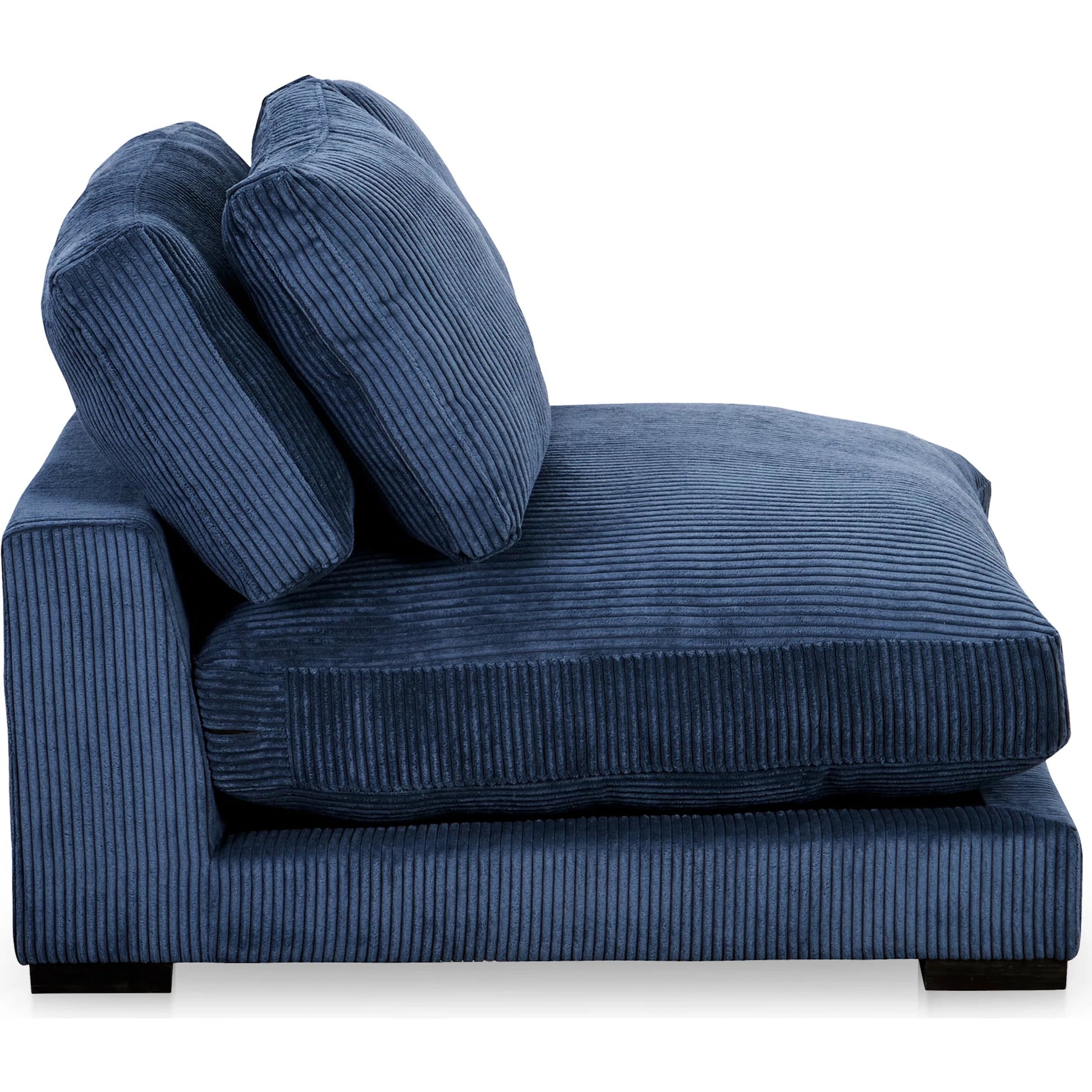 Plunge Slipper Chair by Moe's Home Collection. Made from upholstery: 100% polyester, solid eucalyptus frame, plywood (fixed rubber wood feet), springs, webbing support, high density foam, fill in a unique style.
