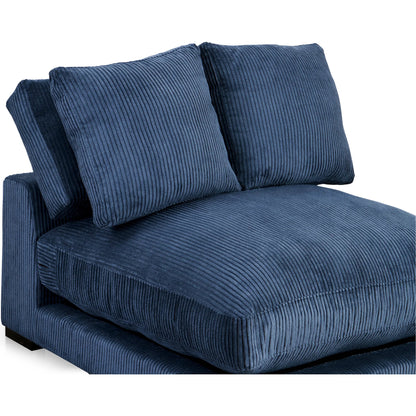 Plunge Slipper Chair by Moe's Home Collection. Made from upholstery: 100% polyester, solid eucalyptus frame, plywood (fixed rubber wood feet), springs, webbing support, high density foam, fill in a unique style.