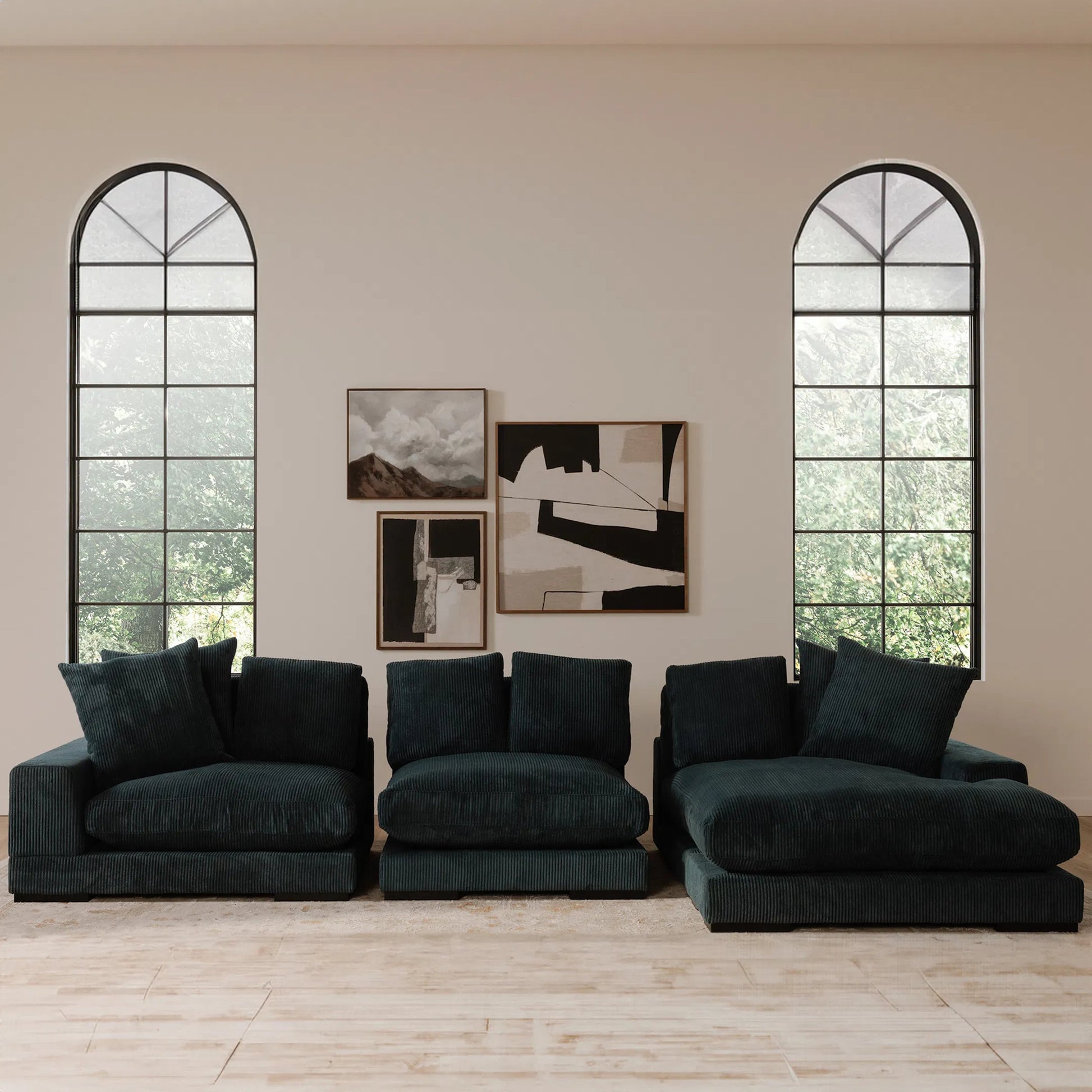 Plunge Slipper Chair by Moe's Home Collection. Made from upholstery: 100% polyester, solid eucalyptus frame, plywood (fixed rubber wood feet), springs, webbing support, high density foam, fill in a unique style.