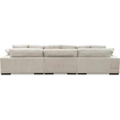 Plunge Large Sectional by Moe's Home Collection. Made from upholstery: 100% polyester, solid wood, plywood construction, s-springs, webbing support, high density foam, fiber-fill in a modern style.