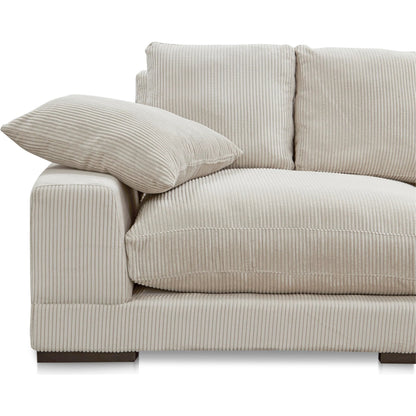 Plunge Large Sectional by Moe's Home Collection. Made from upholstery: 100% polyester, solid wood, plywood construction, s-springs, webbing support, high density foam, fiber-fill in a modern style.