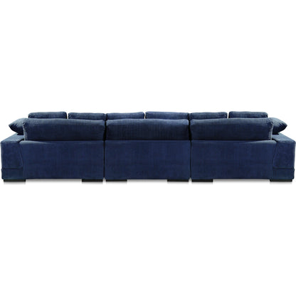 Plunge Large Sectional by Moe's Home Collection. Made from upholstery: 100% polyester, solid wood, plywood construction, s-springs, webbing support, high density foam, fiber-fill in a modern style.