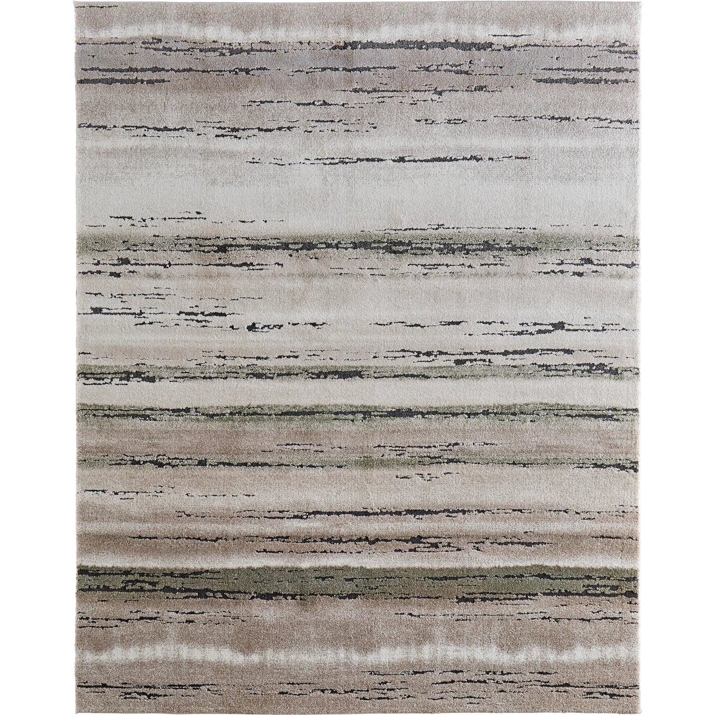 000 SI-2635532,SI-2635533,SI-2635534,SI-2635535,SI-2635536 | Primary Silo | Gilmore Stripes GIL39UQF Rug by Feizy in ivory, gray, green. Made from polypropylene in a unique style.