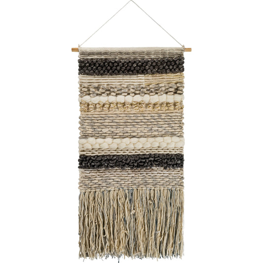 Teresina - 22570 by Livabliss in cream, medium gray, charcoal, tan. Made from 90% wool, 10% viscose in a eclectic & global style.
