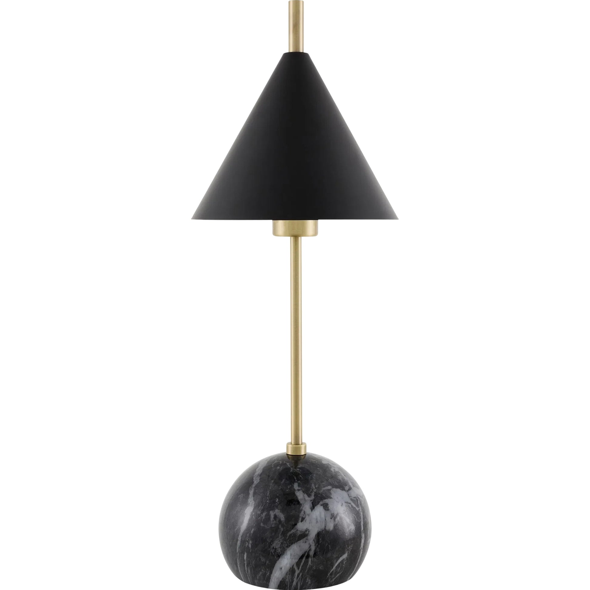 Tunja Accent Table Lamp by Livabliss in electroplated. Made from iron, metal, plastic in a rustic style.