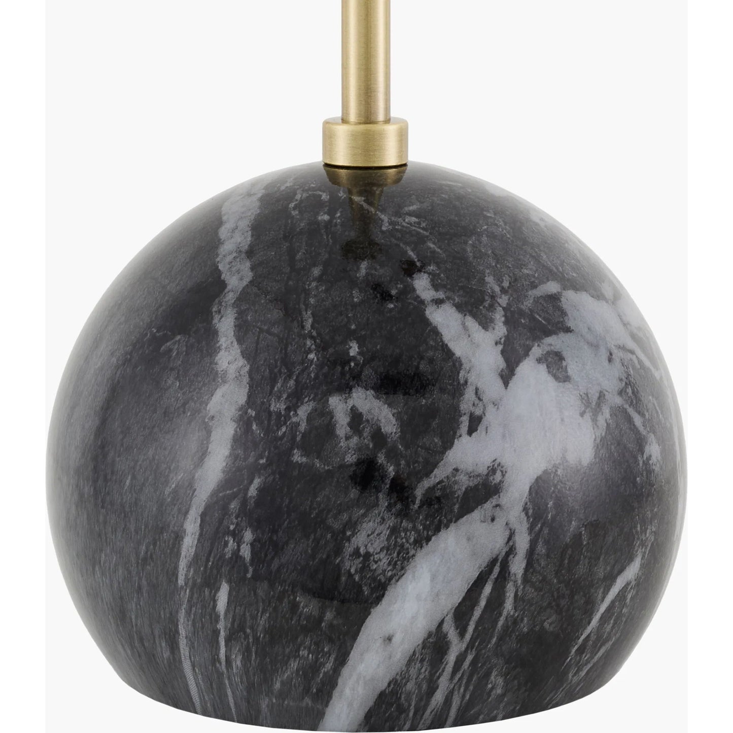 003 SI-2349621 | Closeup | Tunja Accent Table Lamp by Livabliss in electroplated. Made from iron, metal, plastic in a rustic style.