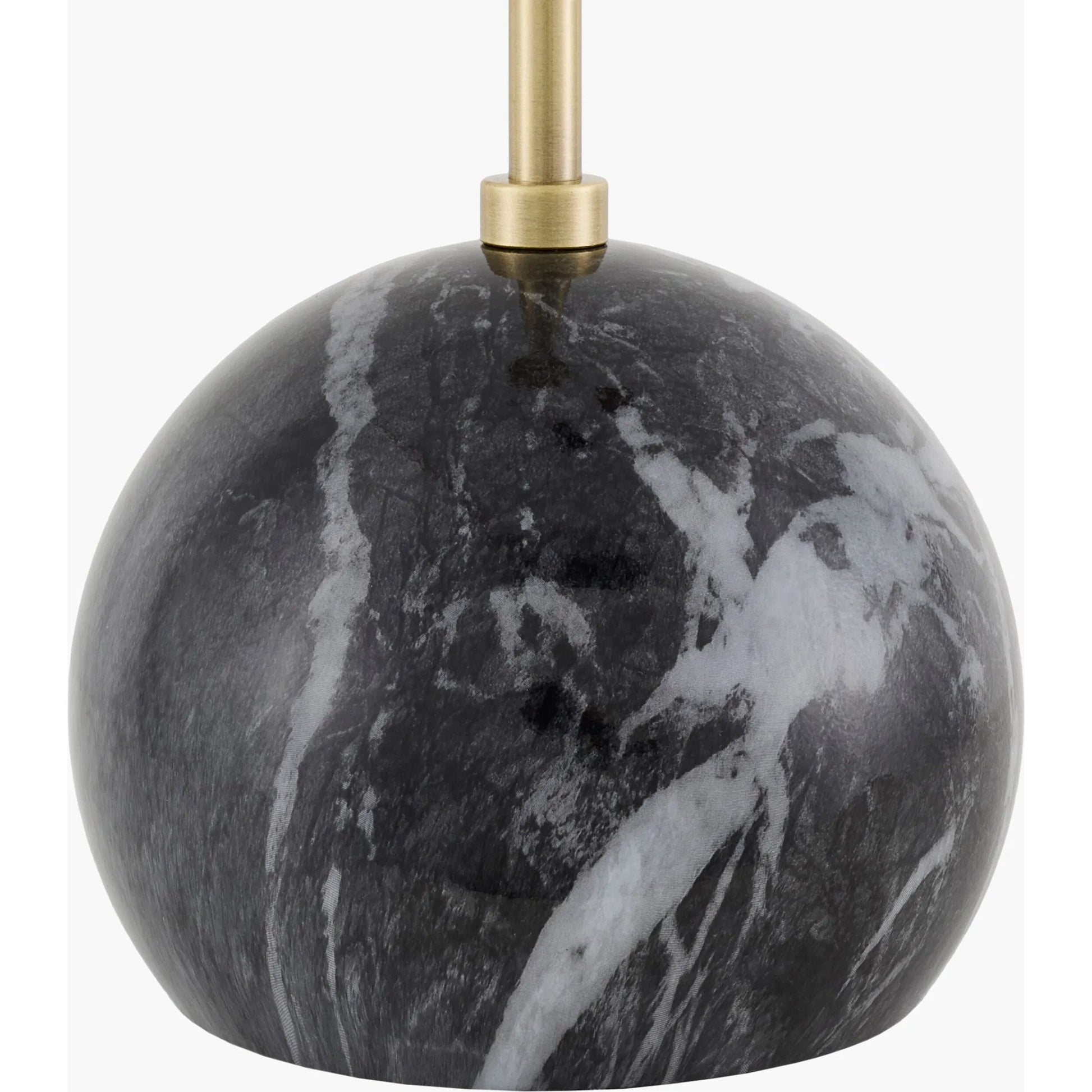 Tunja Accent Table Lamp by Livabliss in electroplated. Made from iron, metal, plastic in a rustic style.
