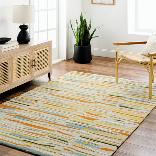 Tallinn Rug - 31468 by Surya in multi-color. Made from main: 70% wool, main: 30% viscose in a unique style.