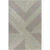 Medium Gray, Sage, Light Sage / 2' x 3'