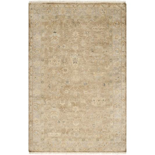 Transcendent Rug - 1730 by Surya in pale blue, light beige, brown, tan, beige. Made from 100% wool in a unique style.