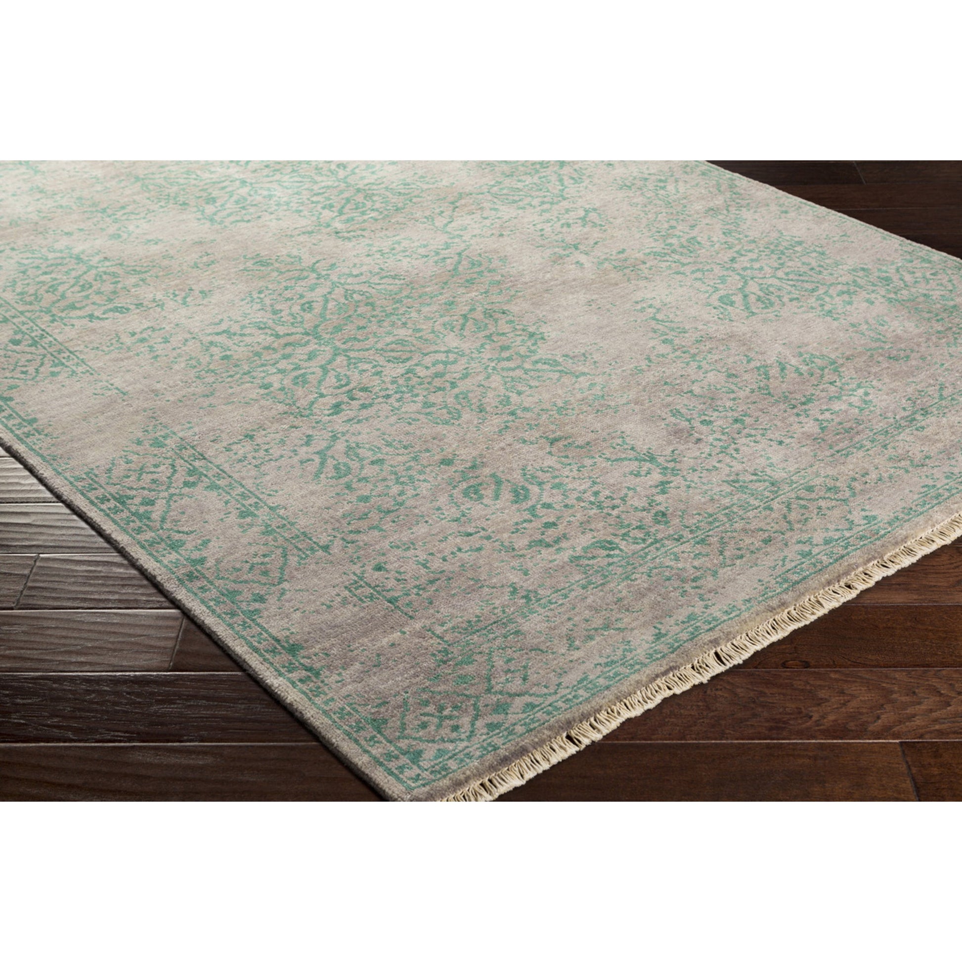 Transcendent TNS-9011 Indoor/Outdoor Rug by Surya in gray, pink. Made from 100% wool in a unique style.