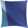 Cobalt, Teal / Down Feather / 22" x 22"