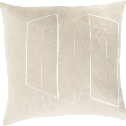 Teori Indoor/Outdoor Pillow by Surya. Made from 100% cotton in a modern style.