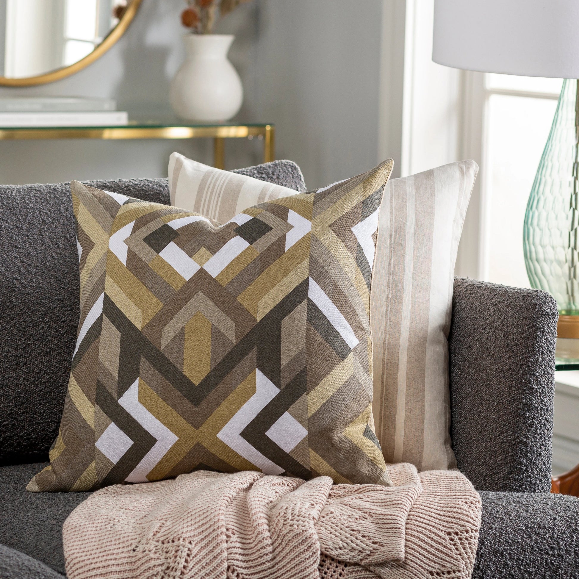 Teori Pillow - 10463 by Surya. Made from 100% cotton in a modern style.