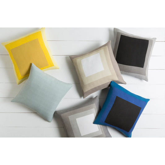 Teori Pillow - 20737 by Surya in black, cobalt. Made from unique in a modern style.